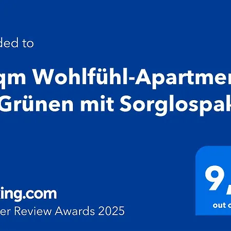 40qm Wohlfuehl-apartment Im Gruenen Mit Sorglospaket *