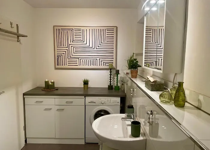 40qm Wohlfuehl-apartment Im Gruenen Mit Sorglospaket 公寓 *